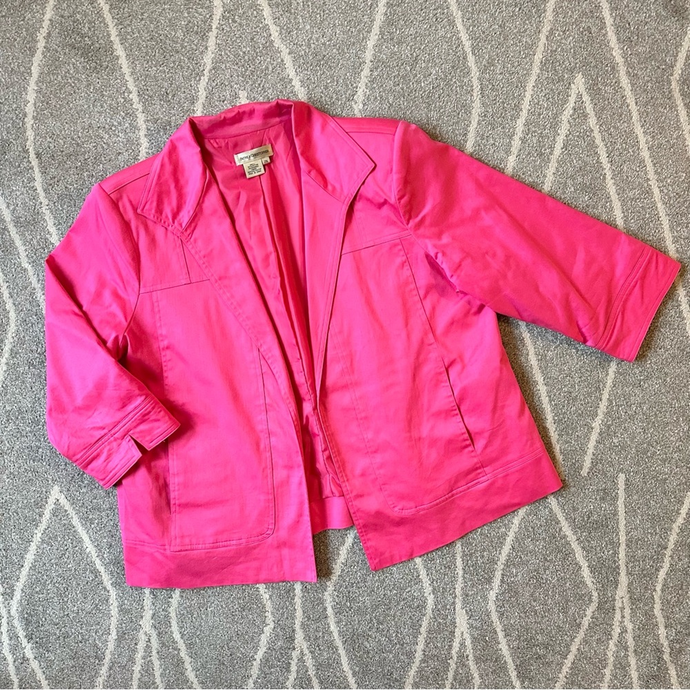 Patrick Christopher Hot Pink Blazer Jacket - image 1
